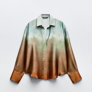 Zara Tie Dye Print Shirt